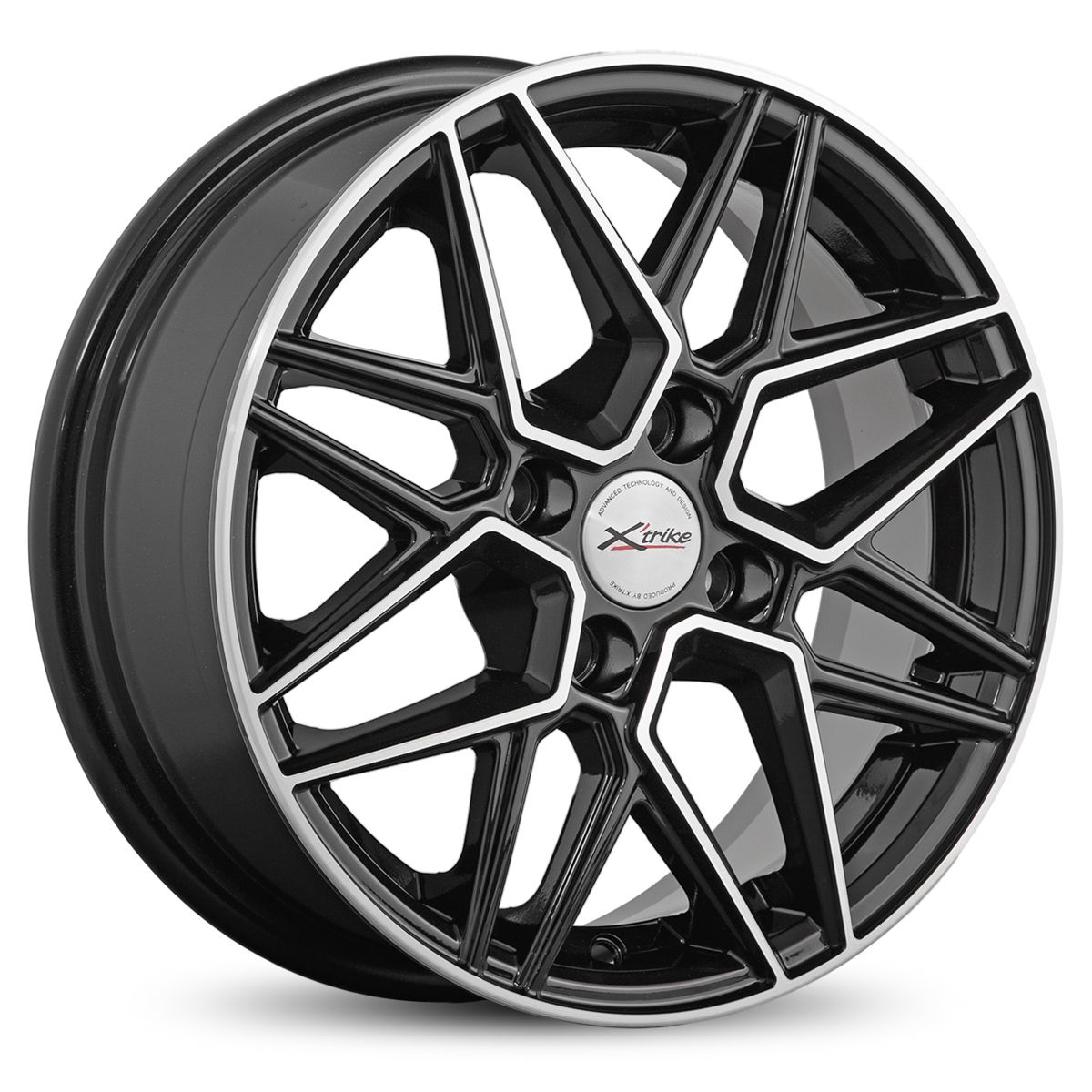 Xtrike  X-147  5,5\R14 4*98 ET35  d58,6  BK/FP  [820927AZ]  Fb max 480 kg